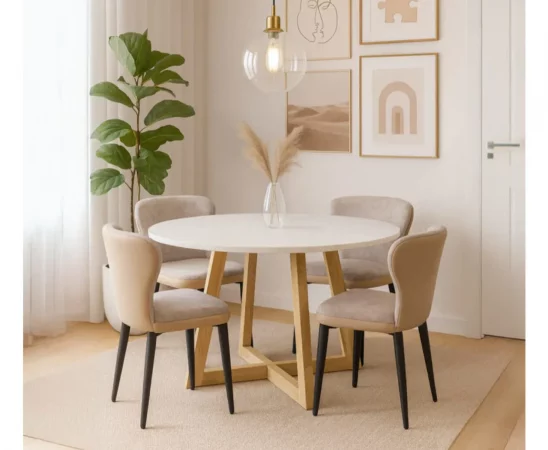 Silla Bremen Tapizada 54x56x81 Cm - Moycor (4)