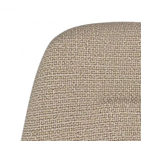 Silla Dana Tapizado en Poliéster Taupe y Patas de Acero - SomCasa (6)