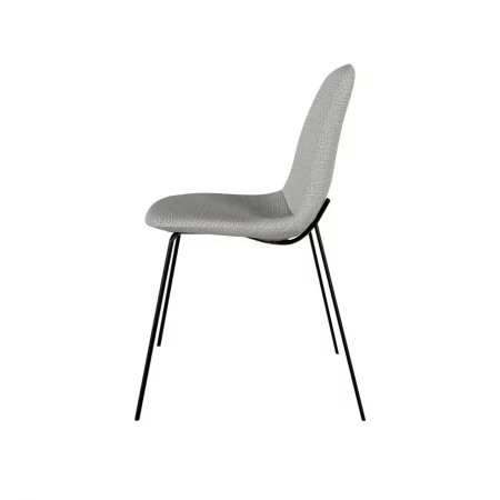Silla Dana Tapizado en Poliéster y Patas de Acero - SomCasa (2)