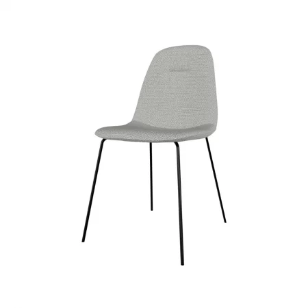Silla Dana Tapizado en Poliéster y Patas de Acero - SomCasa