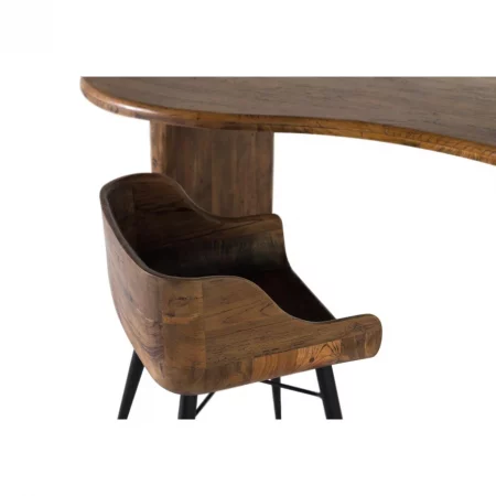 Silla Madera Teka Natural 45x40x70 Cm - Giner y Colomer (3)