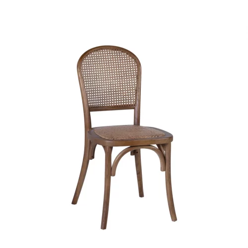 Silla Manila Madera De Roble Y Ratán 45x54x89 Cm - Moycor (1)