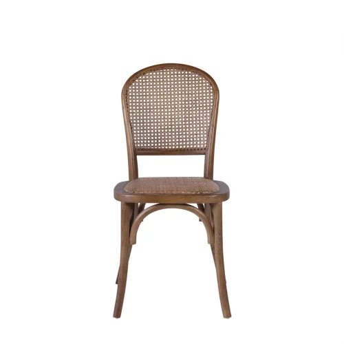 Silla Manila Madera De Roble Y Ratán 45x54x89 Cm - Moycor (2)
