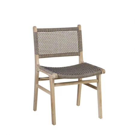 Silla Mod. Sicilia Madera Teca Y Cuerda 50x58x88 Cm - Moycor (1)