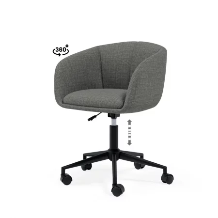 Silla Oficina Mod. Arizona Gris Oscuro 64x67x73 Cm – Somcasa (1)
