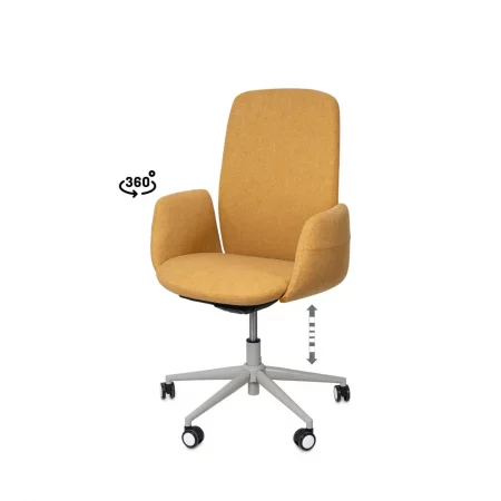 Silla Oficina Mod. British Mostaza 70x62x102 Cm – Somcasa (2)
