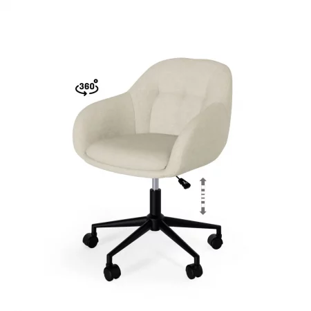 Silla Oficina Mod. Canterbury Beige 67x60x78 Cm – Somcasa (3)