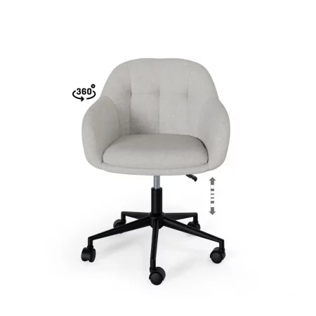 Silla Oficina Mod. Canterbury Gris Claro 67x60x78 Cm – Somcasa (4)