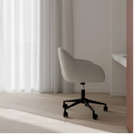 Silla Oficina Mod. Canterbury Gris Claro 67x60x78 Cm – Somcasa (5)