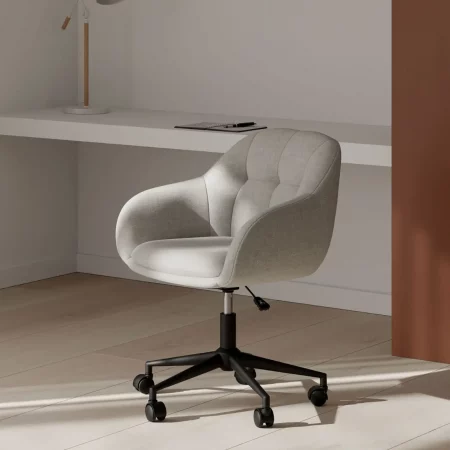 Silla Oficina Mod. Canterbury Gris Claro 67x60x78 Cm – Somcasa (6)