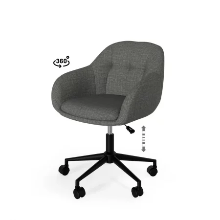 Silla Oficina Mod. Canterbury Gris Oscuro 67x60x78 Cm – Somcasa (7)