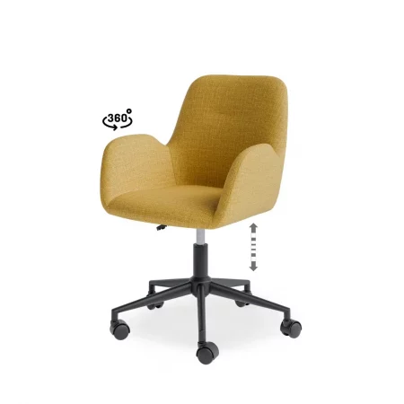 Silla Oficina Mod. Irvine Mostaza 65x60x81 Cm – Somcasa (1)