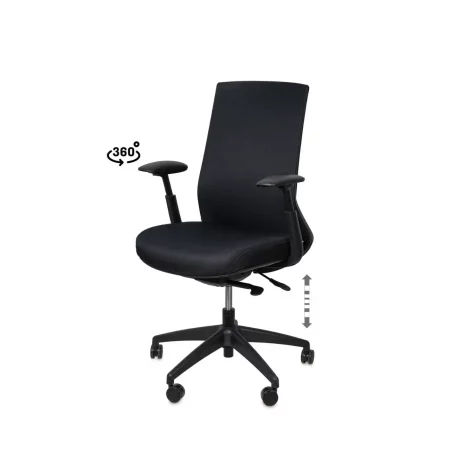 Silla Oficina Mod. Lancaster Negro 68x63x105 Cm – Somcasa (6)