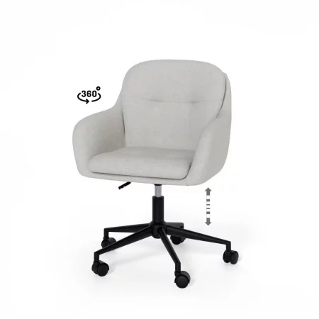 Silla Oficina Mod. Ontario Gris Claro 60x65x81 Cm – Somcasa (7)