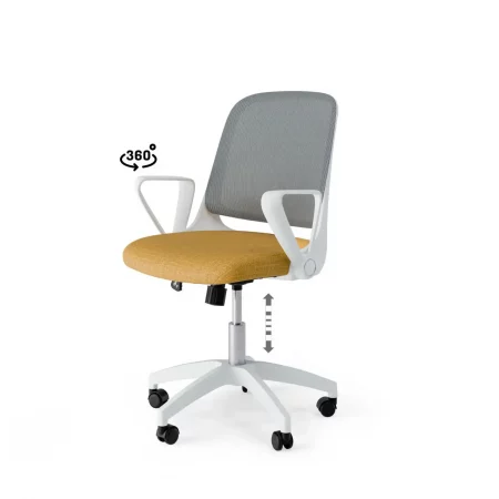 Silla Oficina Mod. Siracusa Mostaza 60x61x86 Cm – Somcasa (2)