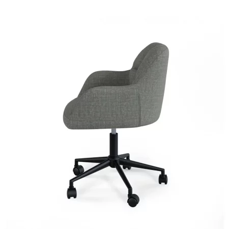 Silla Oficina Mod. Stanford Gris Oscuro 65x60x78 Cm – Somcasa (5)