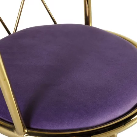 Silla con Cojín en Color Morado 49x43x75 Cm - Moycor (4)