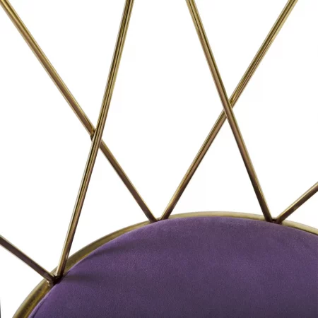 Silla con Cojín en Color Morado 49x43x75 Cm - Moycor (5)