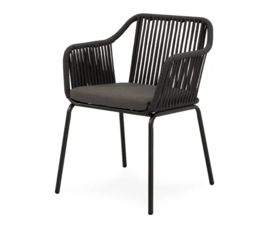 Silla de Exterior Penny GrisNegro 59x61x79 Cm – Somcasa (4)