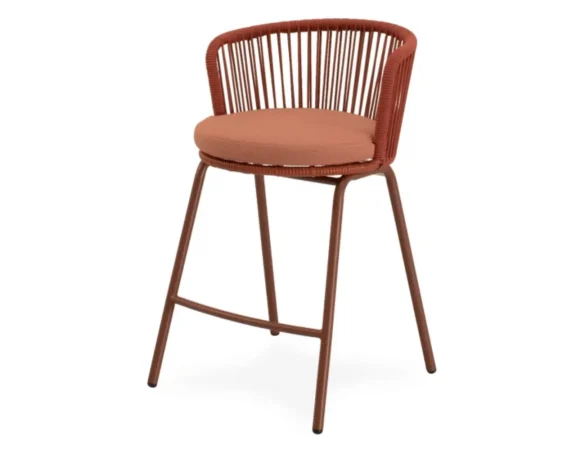 Silla de Exterior Pierre Terracota 56x59x88 Cm – Somcasa (1)