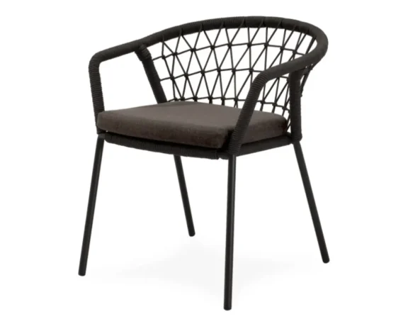 Silla de Exterior Solene Gris Oscuro 64x64x74 Cm – Somcasa (2)