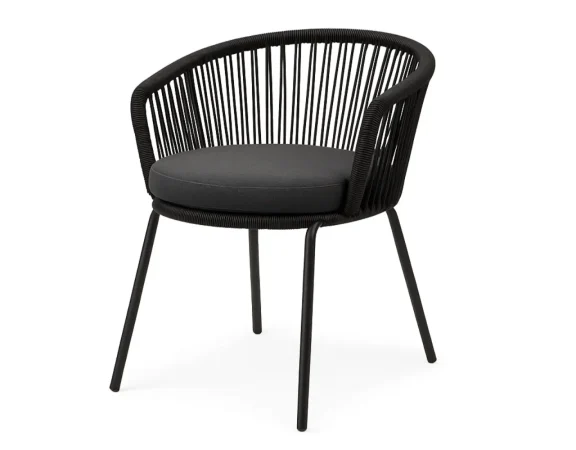 Silla de Exterior Vilma Gris Oscuro 56x55x74 Cm – Somcasa (1)