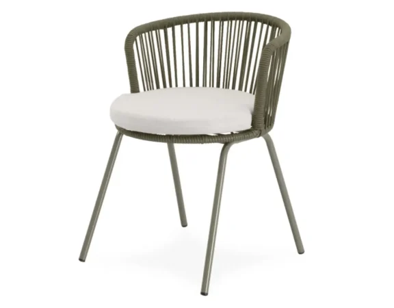 Silla de Exterior Vilma Verde 56x55x74 Cm – Somcasa (4)