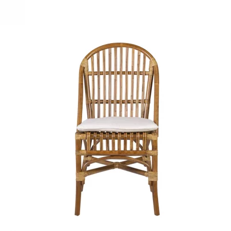 Silla de Ratán Natural con Cojín 48x60x94 Cm - Moycor (2)