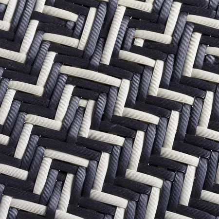 Silla de Ratán y Plástico en Color Negro 52x56x92 Cm - Moycor (5)