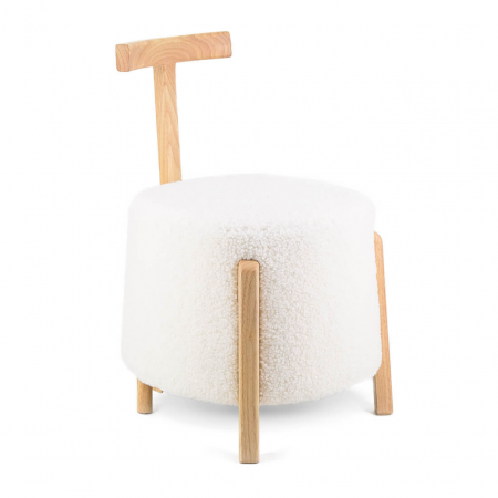 Silla de madera y lana modelo MIA - Moycor - 1
