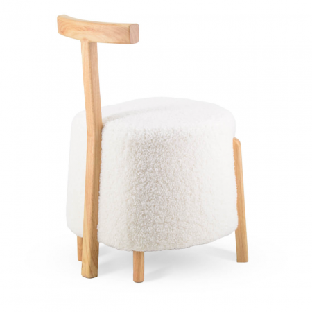 Silla de madera y lana modelo MIA - Moycor - 2