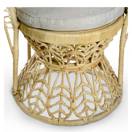 Silla de miembre trenzado Rattan Peacock - Moycor 4