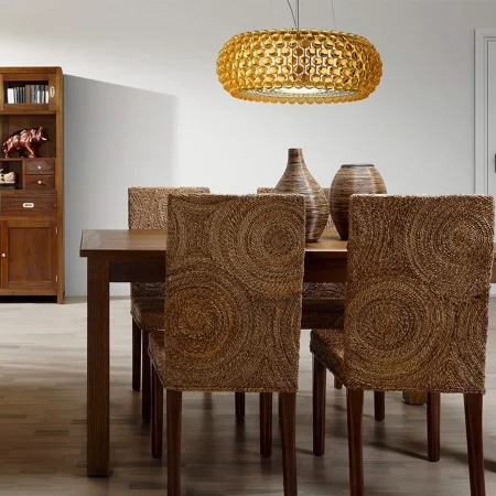 Silla en Madera de Caoba con Cojín en Color Blanco Modelo Círculos 46x50x100 Cm - Moycor (4)