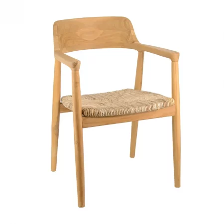 Silla en Madera de Teka Hiroshima 56x54x82 Cm - Moycor (1)