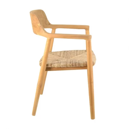 Silla en Madera de Teka Hiroshima 56x54x82 Cm - Moycor (4)