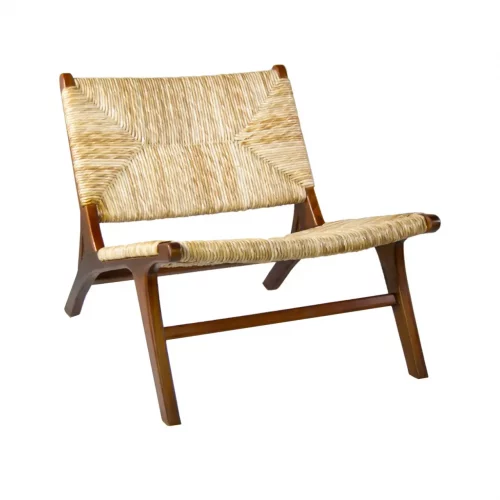 Sillón Bajo Madera TekaEnea 60x83x75 Cm - Moycor (1)