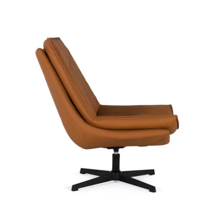 Sillón Giratorio PU y Acereo Camel 63x90x95 Cm - Giner y Colomer (1)