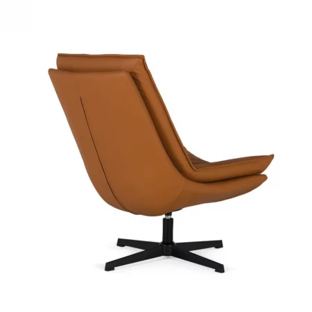 Sillón Giratorio PU y Acereo Camel 63x90x95 Cm - Giner y Colomer (2)