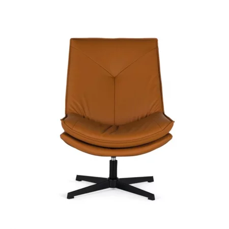 Sillón Giratorio PU y Acereo Camel 63x90x95 Cm - Giner y Colomer (3)