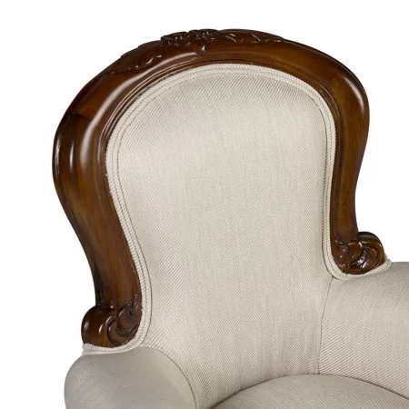 Sillón Modelo Baby Vintage Grandfather Madera Caoba Colección Vintage 40x37x52 Cm - Moycor (6)