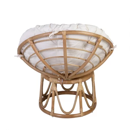 Sillón Pequeño de Ratán con Cojín - Moycor (2)