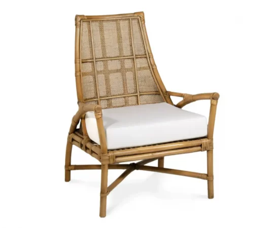 Sillón Yucatan cob Cojin de Ratan y Poliester - 67x65x95 Cm (2)