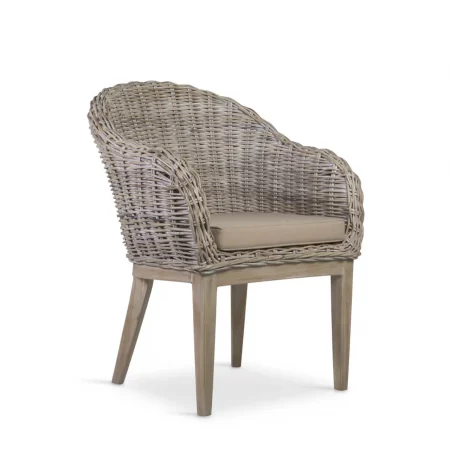 Sillón de Ratán Blanqueado con Argolla 68x66x88 Cm - Moycor (1)