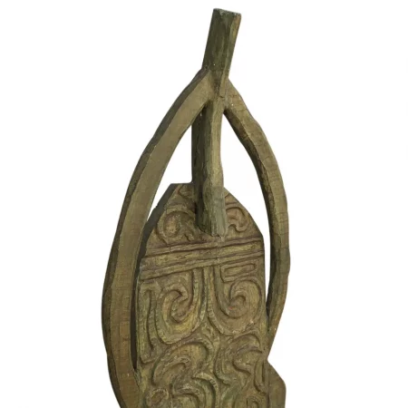 Sillón en Madera de Teka Estilo Trono de Rey 100x40x180 Cm - Moycor (3)