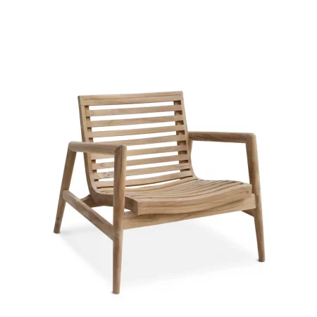 Sillón en Madera de Teka para Jardín 70x60x70 Cm - Moycor (1)