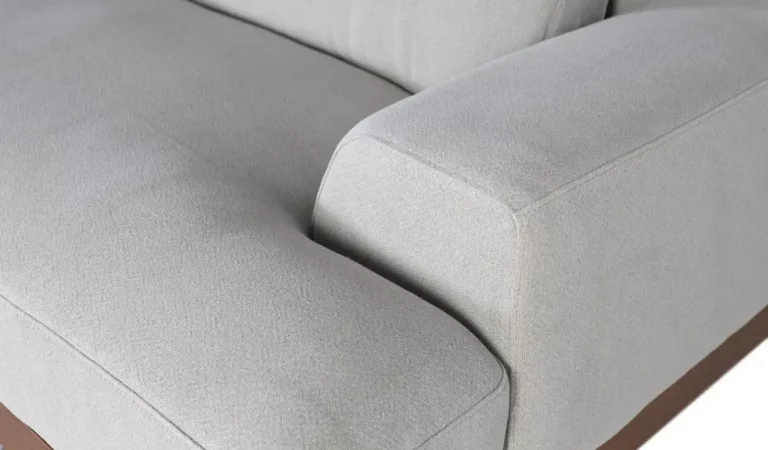 Sofá 3 Plazas en Tela de Lino 225x89x80 Cm - Giner y Colomer (1)