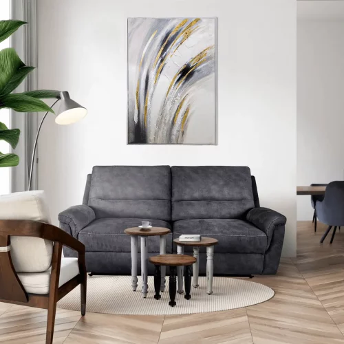Sofá Basil Reclinable Eléctrico Gris - Moycor (10)
