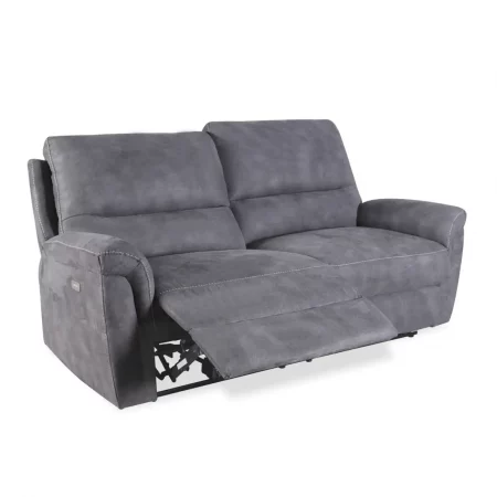 Sofá Basil Reclinable Eléctrico Gris - Moycor (2)