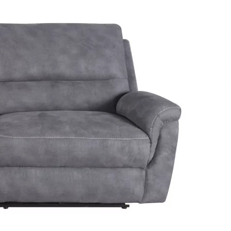 Sofá Basil Reclinable Eléctrico Gris - Moycor (6)