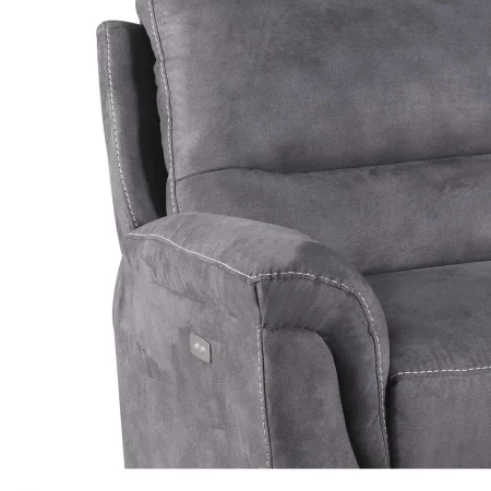 Sofá Basil Reclinable Eléctrico Gris - Moycor (7)